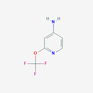 molecular formula C6H5F3N2O B3039613 2-(Trifluoromethoxy)pyridin-4-amine CAS No. 1221172-01-5