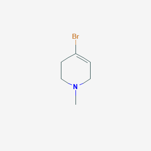 molecular formula C6H10BrN B3039617 4-Bromo-1-methyl-1,2,3,6-tetrahydropyridine CAS No. 1221819-23-3