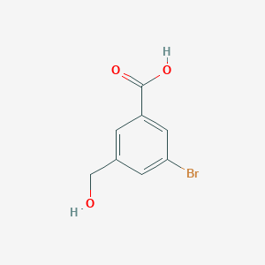 molecular formula C8H7BrO3 B3039627 3-溴-5-(羟甲基)苯甲酸 CAS No. 123065-61-2
