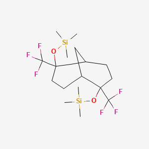 [2,6-Bis(trifluoromethyl)-6-trimethylsilyloxy-2-bicyclo[3.3.1]nonanyl]oxy-trimethylsilane