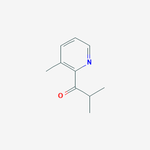 molecular formula C10H13NO B3039649 2-异丁酰-3-甲基吡啶 CAS No. 1247742-50-2