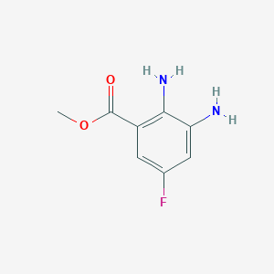 molecular formula C8H9FN2O2 B3039652 Methyl 2,3-diamino-5-fluorobenzoate CAS No. 1248541-61-8