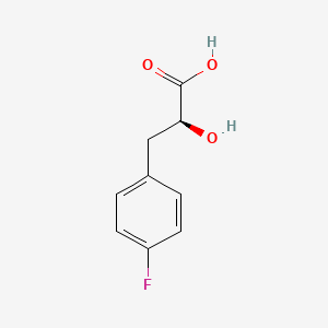 molecular formula C9H9FO3 B3039653 (S)-3-(4-Fluorophenyl)-2-hydroxypropionic Acid CAS No. 124980-93-4