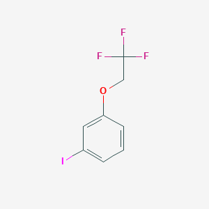 molecular formula C8H6F3IO B3039655 3-(2,2,2-Trifluoroethoxy)iodobenzene CAS No. 1250656-93-9