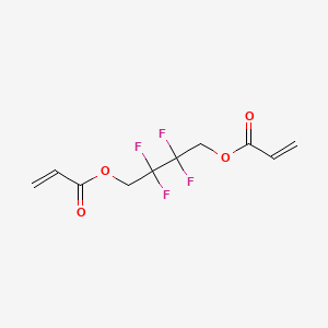 molecular formula C10H10F4O4 B3039658 (2,2,3,3-Tetrafluoro-4-prop-2-enoyloxybutyl) prop-2-enoate CAS No. 125658-77-7