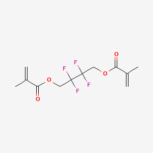 molecular formula C12H14F4O4 B3039659 [2,2,3,3-Tetrafluoro-4-(2-methylprop-2-enoyloxy)butyl] 2-methylprop-2-enoate CAS No. 125658-80-2