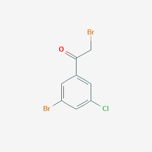 3-Bromo-5-chlorophenacyl bromide