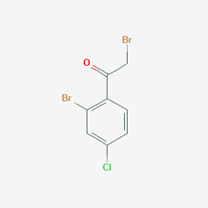 2-Bromo-1-(2-bromo-4-chlorophenyl)ethan-1-one