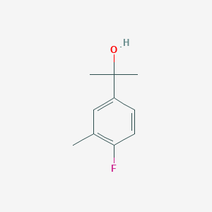 molecular formula C10H13FO B3039685 2-(4-氟-3-甲基苯基)-2-丙醇 CAS No. 1267002-57-2