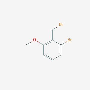 molecular formula C8H8Br2O B3039686 1-Bromo-2-(bromomethyl)-3-methoxybenzene CAS No. 126712-05-8