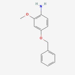 molecular formula C14H15NO2 B3039696 4-(Benzyloxy)-2-methoxyaniline CAS No. 127285-28-3