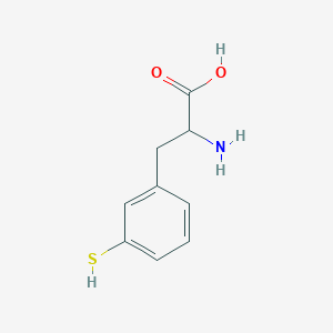 molecular formula C9H11NO2S B3039697 2-Amino-3-(3-sulfanylphenyl)propanoic acid CAS No. 1273598-73-4