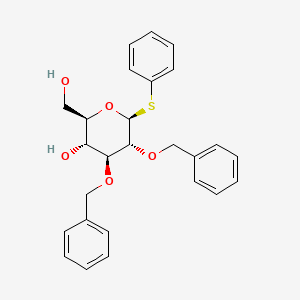 molecular formula C26H28O5S B3039727 Phenyl 2,3-di-O-benzyl-beta-D-thioglucopyranoside CAS No. 129081-01-2