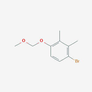 molecular formula C10H13BrO2 B3039732 3-溴-6-(甲氧甲氧基)-邻二甲苯 CAS No. 1301147-34-1