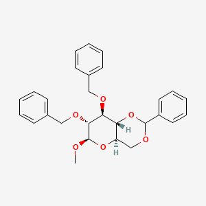 Methyl 2,3-di-o-benzyl-4,6-o-benzylidene-beta-d-glucopyranoside