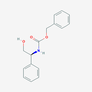 molecular formula C16H17NO3 B3039743 Cbz-(S)-2-phenylglycinol CAS No. 130406-31-4