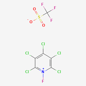 molecular formula C6Cl5F4NO3S B3039745 n-Fluoropentachloropyridinium triflate CAS No. 130433-70-4
