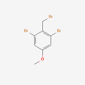 molecular formula C8H7Br3O B3039747 1,3-Dibromo-2-(bromomethyl)-5-methoxybenzene CAS No. 130445-13-5