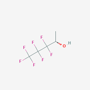 molecular formula C5H5F7O B3039758 (2S)-3,3,4,4,5,5,5-heptafluoropentan-2-ol CAS No. 1313024-90-6