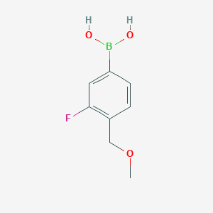 molecular formula C8H10BFO3 B3039762 [3-Fluoro-4-(methoxymethyl)phenyl]boronic acid CAS No. 1313738-12-3