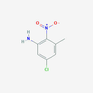 molecular formula C7H7ClN2O2 B3039772 5-Chloro-3-methyl-2-nitroaniline CAS No. 131885-36-4