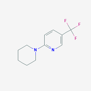 molecular formula C11H13F3N2 B3039785 2-Piperidin-1-yl-5-(trifluoromethyl)pyridine CAS No. 132664-24-5