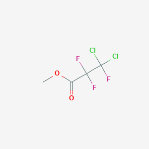 molecular formula C4H3Cl2F3O2 B3039786 Methyl 3,3-dichloro-2,2,3-trifluoropropanoate CAS No. 13291-19-5