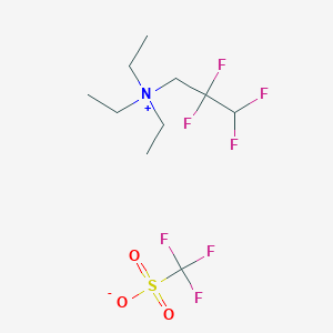 molecular formula C10H18F7NO3S B3039789 2,2,3,3-Tetrafluoropropyl triethylammonium triflate CAS No. 1330184-85-4