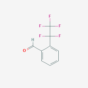 molecular formula C9H5F5O B3039792 2-(Pentafluoroethyl)benzaldehyde CAS No. 133391-50-1