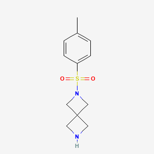 molecular formula C12H16N2O2S B3039794 2-甲苯磺酰基-2,6-二氮杂螺[3.3]庚烷 CAS No. 1333960-25-0