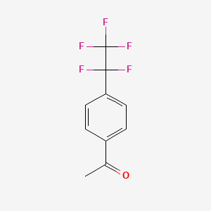 Ethanone, 1-[4-(1,1,2,2,2-pentafluoroethyl)phenyl]-