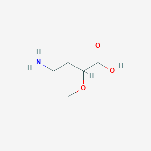 molecular formula C5H11NO3 B3039800 4-Amino-2-methoxybutanoic acid CAS No. 1339419-26-9