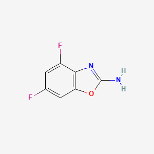 molecular formula C7H4F2N2O B3039801 4,6-Difluorobenzo[d]oxazol-2-amine CAS No. 1339452-03-7
