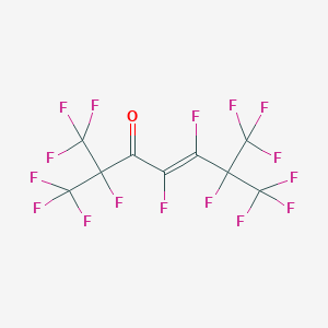 molecular formula C9F16O B3039808 (E)-1,1,1,2,4,5,6,7,7,7-decafluoro-2,6-bis(trifluoromethyl)hept-4-en-3-one CAS No. 134330-91-9