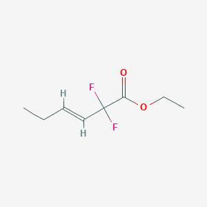 Ethyl 2,2-difluorohex-3-enoate