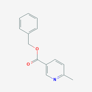molecular formula C14H13NO2 B3039817 6-Methyl nicotinic acid benzyl ester CAS No. 1346545-30-9