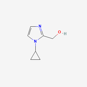 molecular formula C7H10N2O B3039825 (1-cyclopropyl-1H-imidazol-2-yl)methanol CAS No. 135207-02-2