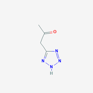 molecular formula C4H6N4O B3039841 5-(2-Oxopropyl)-1H-tetrazole CAS No. 13616-38-1