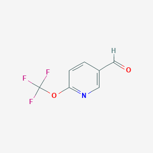molecular formula C7H4F3NO2 B3039843 3-Pyridinecarboxaldehyde, 6-(trifluoromethoxy)- CAS No. 1361849-85-5