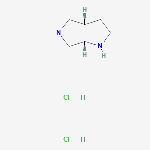 cis-5-Methyl-1H-hexahydropyrrolo[3,4-B]pyrrole 2hcl