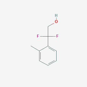 molecular formula C9H10F2O B3039851 2,2-二氟-2-(2-甲基苯基)乙醇 CAS No. 1365808-64-5