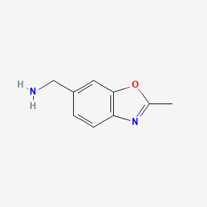 molecular formula C9H10N2O B3039856 6-(Aminomethyl)-2-methylbenzoxazole CAS No. 1368311-33-4