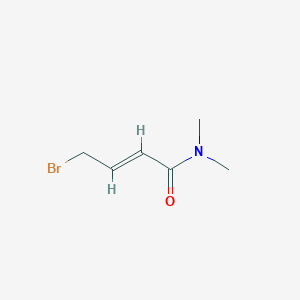 molecular formula C6H10BrNO B3039862 (E)-4-溴-N,N-二甲基丁-2-烯酰胺 CAS No. 137131-09-0