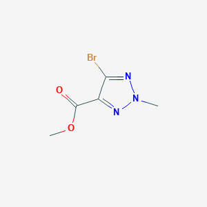 molecular formula C5H6BrN3O2 B3039864 Methyl 5-Bromo-2-Methyl-2H-1,2,3-triazole-4-carboxylate CAS No. 1372711-70-0