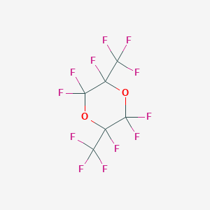 molecular formula C6F12O2 B3039866 2,2,3,5,5,6-Hexafluoro-3,6-bis(trifluoromethyl)-1,4-dioxane CAS No. 137373-27-4