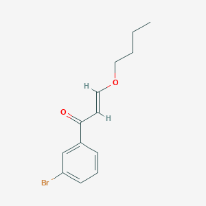 molecular formula C13H15BrO2 B3039867 (E)-1-(3-bromophenyl)-3-butoxyprop-2-en-1-one CAS No. 1375008-15-3