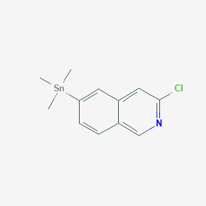 molecular formula C12H14ClNSn B3039874 3-Chloro-6-(trimethylstannyl)isoquinoline CAS No. 1380613-06-8