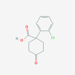 1-(2-Chlorophenyl)-4-oxocyclohexanecarboxylic Acid