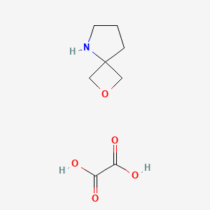molecular formula C8H13NO5 B3039891 2-氧杂-5-氮杂螺[3.4]辛烷草酸盐 CAS No. 1389264-18-9