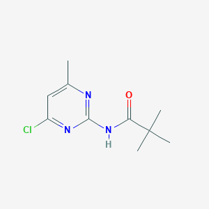 molecular formula C10H14ClN3O B3039897 N1-(4-chloro-6-methylpyrimidin-2-yl)-2,2-dimethylpropanamide CAS No. 139337-66-9